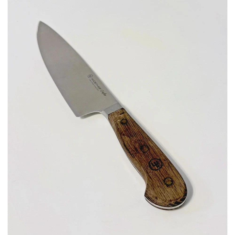 Wusthof Crafter 8-Inch Chef's Knife, Smoked Oak Wood Handle